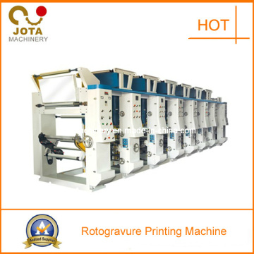 Prensa de impresión de rotograbado automática de cuatro colores